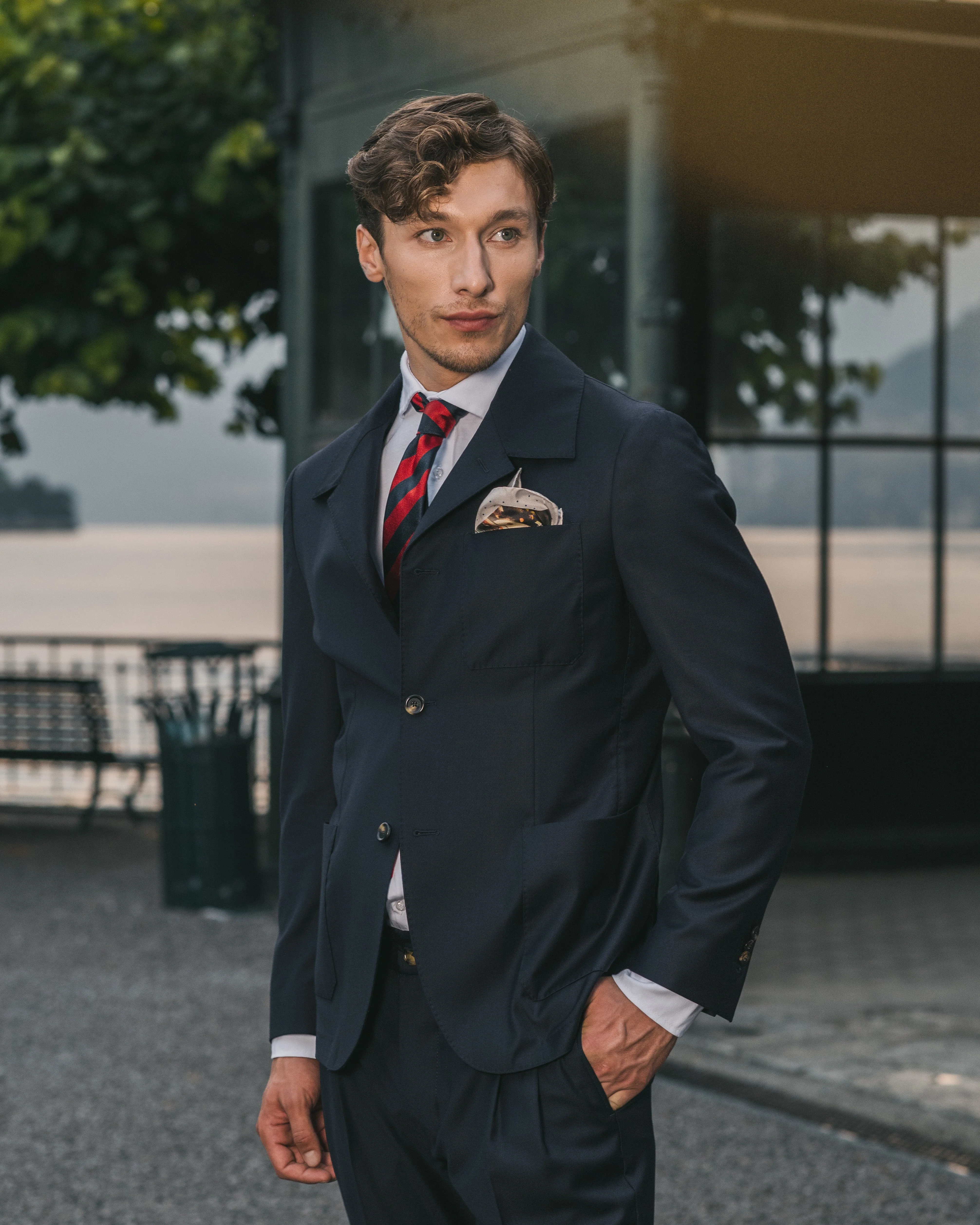 Giacca Sartoriale Worker Navy - Image 6