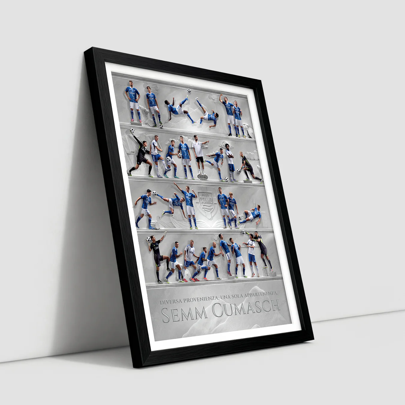 Como 1907 Poster Men's First Team 25/26 Poster A3 - Image 2