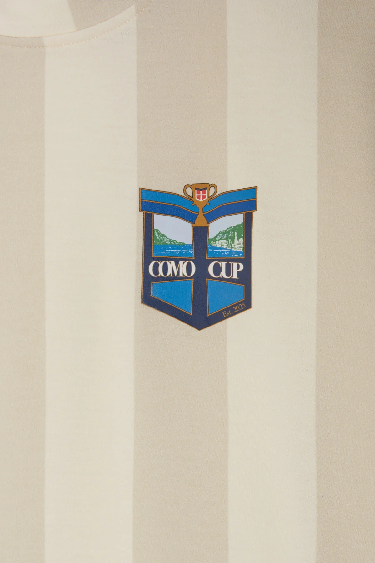 Como Cup T-shirt Premium Righe Classiche - Image 5